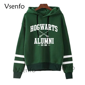 Harry Stil Hogwarts Hættetrøjer Kvinder Casual Pullover Harajuku Vintage Tøj Dødsregalierne Sweatshirt Sudaderas Toppe Tøj