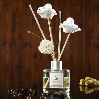 50 ml Reed Diffuser Sæt Med Naturlige Pinde Glas Flaske Og Duftende Olie Parfume Set Home Fragrance Dekoration Kontor