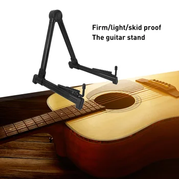 Guitar stå ABS Lightweight Udtrækkelig Sammenklappelig Stand Holder En hylde hjem stand til at skille Guitar stå gulvmodel