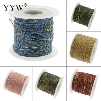100Yards/Masse 1MM Nylon Tråd Ledning i Plast String Rem DIY Reb Perlebesat Europæiske Armbånd Flettet med at Lave Smykker, Tilbehør