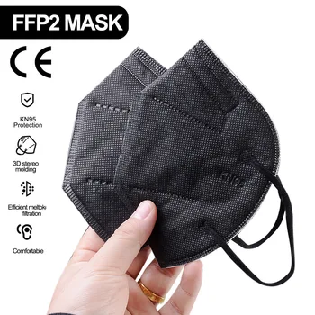 Maske Filter Mascarillas FFP2 reutilizable Facial Masker FFP2 KN95 ansigtsmaske Genanvendelige Åndedrætsværn Maske Åndbar Masques