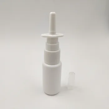 160pcs 5ml Genopfyldning Sort Hvid Plast Medicinsk Nasal Spray Flaske, Pumpe Sprøjte Container Hætteglas Puljen for Vand, Vask Applikationer