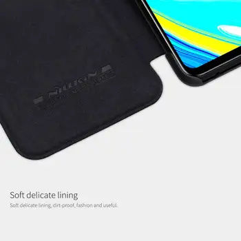 Funda tilfældet For Xiaomi Redmi Bemærk 9s Nillkin smart wake up Qin Flip wallet Læder taske til redmi note 9 pro max antal beklædning
