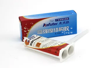 Høj kvalitet kafuter K-9301 AB selvklæbende Alle formål selvklæbende universal lim til Plast, Metal og Glas Keramik