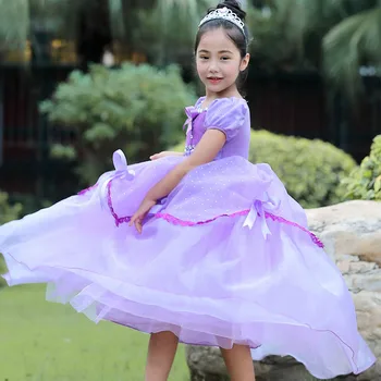Høj kvalitet Belle Børns Prinsesse Kjole Kostume til Cosplay Skønheden og Udyret Bolden Kjole Barn Halloween Fest Smarte Pige