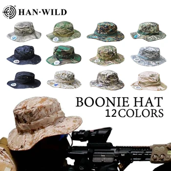 Camouflage Taktisk Militær Cap Boonie Hat US Army Caps Camo Mænd Udendørs Sport Solen Spand fælles Landbrugspolitik, Fiskeri, Vandreture, Jagt Hatte