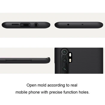 For Xiaomi Mi Note 10 Lite Tilfælde NILLKIN Matteret Skjold Mat Touch Hårdt Plast Bagside Tilfældet for Xiaomi Mi Note 10 Lite
