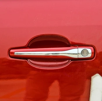 Bil form uden dørhåndtag dække døren skål frame trim mærkat tilbehør døren skål For CITROEN Elysee C-Elysee-2018