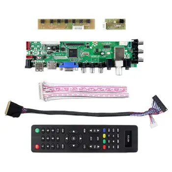 Latumab Kit til B140RW03 V1 V. 1 TV+HDMI+VGA+USB-LCD-LED-skærm-Controller Driver Board Gratis fragt