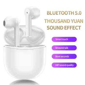 Bluetooth-5.0 Øretelefon TWS HIFI Mini-I-øret Øretelefoner Sport Kører Headset Til IOS/Android Smart Phones Trådløse Hovedtelefoner