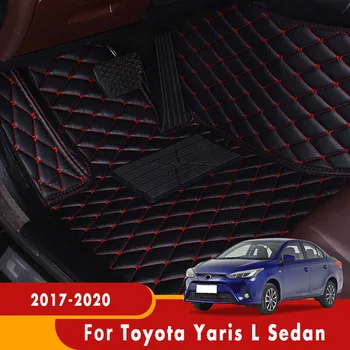 Tæpper Til Toyota Yaris L Sedan 2020 2019 2018 2017 Bil Gulvmåtter Auto Interiør Tilbehør Dækker Styling Beskyttelse Tæpper