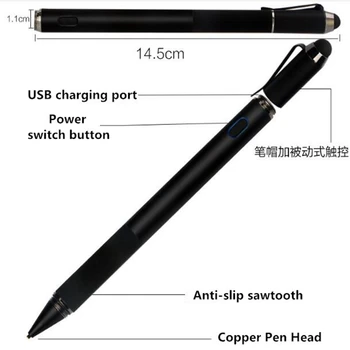 2 i 1 Høj Præcision Aktiv Stylus Pen til ipad Android-Telefon, Tablet Blyant til iphone Tegning Til Xiaomi For HUAWEI
