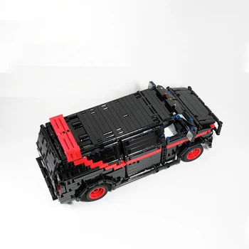 MOC politistationen Bil byggesten Til Byen SWAT Team Truck Hus Blokke Technic Diy Samling Legetøj Til Drenge Børn