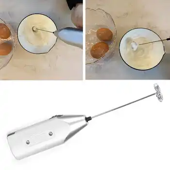 2 Stk Håndholdt Elektrisk Mælkeskummer Cappuccino Maker Varm Chokolade Og Mixer Blender Egg Beater Køkkenredskaber Værktøjer