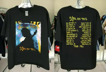 Vintage 1992 Ronnie Wood Slide På Denne Tour T-Shirt Genoptryk Nye Amerikas Forenede Stater Størrelse