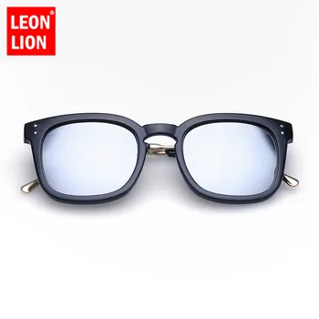 LeonLion Classic Alloy Square Solbriller Kvinder Vintage Spejl Fotokromisk Linse Solbriller Til Mænd Af Høj Kvalitet, Oculos Feminino