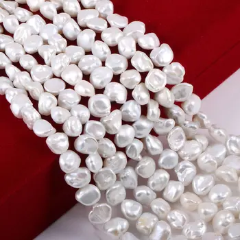 Naturlige Ferskvands Perle-Perler Uregelmæssige Løs Spacer Perler til Smykker at Gøre DIY-Halskæde og Armbånd Tilbehør Engros