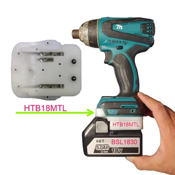 HTB18MTL Adapter Omformer Stik Brug Hitachi 18V Li-ion Batteri BSL1830 Til Makita 18V Lithium Batteri Værktøj