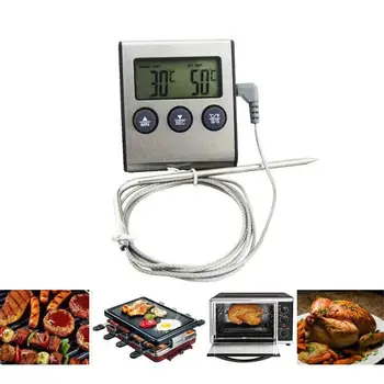 1stk 50~300 grader Celsius LCD Digital Probe Kød Termometer Køkken Madlavning BBQ Mad Termometer