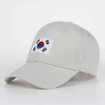 TUNICA 2017 Nye koreanske Version af GD Baseball Cap Flag Af koreanere Hat Bomuld Snapback Hip Hop Cap solhat Knogle Planas