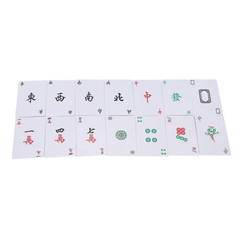 1 Kasse 144 Papir MahJong Mah Jong Kinesere Spille Kort Sæt Til Fest Sjove Spil Toy