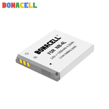 Bonacell 1,2 Ah NB-4L NB4L NB 4L Batterier til Canon IXUS 30 40 50 55 60 65 80 100 I20 110 115 120 130 117 digital batteri