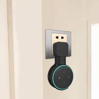 2/1stk for Amazon Alexa Echo Dot 3rd Generation OS Plug Outlet vægbeslag Bøjle Holder Stand pladsbesparende Beslag Tilbehør