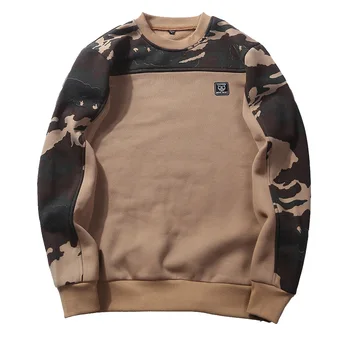 Kvalitet USA Eu-størrelse , Camouflage Hættetrøjer Nye Mænd Hoodie Hip Hop streetwear Sweatshirts Skateboard Unisex Pullover Mandlige Hætteklædte