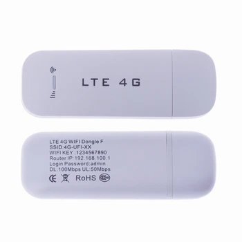 4G LTE USB-Modem Adapter til Trådløst USB-netværkskort Universal Wireless Modem Hvid 4g WiFi router