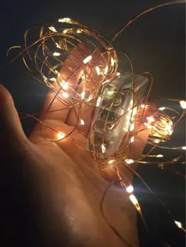 Jul LED String Lys 10M 100LEDs Batteri Drives Hjem Tilbehør til Udsmykning, Lys Soveværelse Dekoration