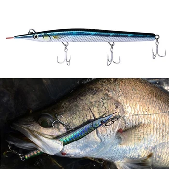 Sayoris nål synker blyant fiskeri lokke stickbait 140mm/180mm hunthouse springe hornfisk sphyraena for fisk-havaborre LW504
