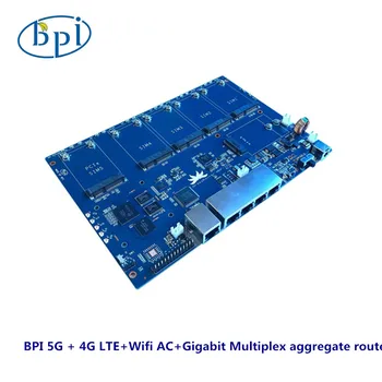 Banan PI BPI5G + 4G LTE+Wifi AC+Gigabit Multiplex Samlede Rute