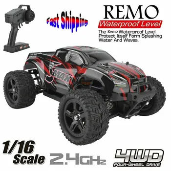 REMO 1635 1/16 2,4 G 4WD Vandtæt Børsteløs Off-Road Monster RC Bil Modeller og 50 km/h Udendørs Legetøj Til Drengen Gaver