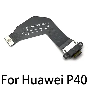 10stk USB-Opladning Port Mic Dock Connector Board Flex-Kabel For Huawei P10 Plus P20 Pro P30 P8 P9 lite 2017 P40 Pro Lite Plus