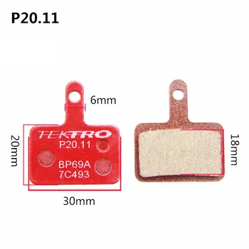 TEKTRO P20.11 disc brake pad cykel puder metal keramisk M9100 M8100 M7100 M9000 M8000 M7000 M395 M615 M445 M6000 M447 M735 M525