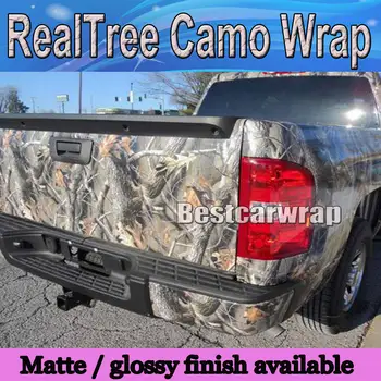 Mat Camo Vinyl Wraps Ark i Realtree, Mossy Oak camouflage Film For Bil Wrap Styling Folie med Aircondition, gratis : 1,52 x 30 meter/Rulle