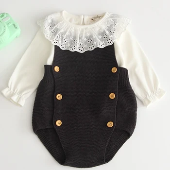 Koreanere Japan Style Efteråret Nyfødte Baby Bomuld Tøj Infant Piger Romper Baby Drenge Romper Fashion Brand Baby Jumpsuit Tøj