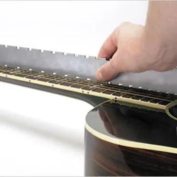 Guitar Hals Kærv Lige Kant Luthiers Værktøj med String Handling Lineal Måle for Gibson 24.75 Tommer og Fender 25.5 Tommer Electr