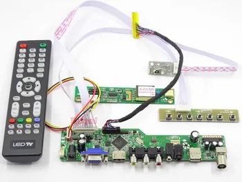 Controller Board Kit til LP154WX4-TLD2 LP154WX4-TLB4 LP154WX4-TLE1 TV+HDMI+VGA+AV+USB-LCD LED skærm Driver yrelsen