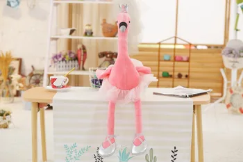 35cm Søde Swan Plys Legetøj Kawaii Flamingo Dukke Fyldt Bløde Dyr Pude Ballet Svane med Krone Baby Børn Piger Formilde Gave
