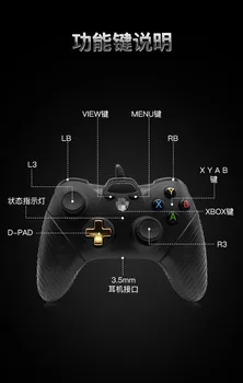 Wired Håndtag Til Xbox Kablede Joysticket Computer Til EN XBOX-Konsol Til Xbox-Spil og PC-Controller Joypad Til Lenovo Ægte