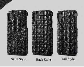 Ægte Krokodille Læder cover Til iphone X XR XS Max Cover til iPhone 12 Mini-11 pro Max 7 8 6s 6 5 Plus 6S Telefonen Tilfælde