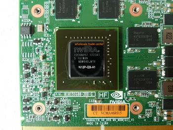 01015S600-388-G 652674-001 Q2000M 2000 M 2G DDR3 N12P-Q3-A1 VGA-skærmkort til EliteBook 8740W 8760W 8540W 8560W 8560P