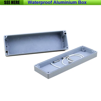 Gratis Forsendelse 1piece /masse Top Kvalitet Aluminium Materiale, Vandtæt IP66-Standard aluminium case max støbning 250*80*64mm