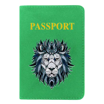 Unikke Løve Design Udskrivning Mænd Kvinder Passport Cover Læder Rejse Lomme, Pung Tasker