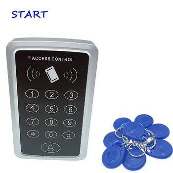 Gratis fragt+10 rfid-tag+RFID Nærhed Kort til adgangskontrol System RFID/EM Tastaturet Kort adgangskontrol døråbner