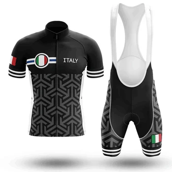Italien 2020 Go Pro Cycling Jersey Sat 20D gel pad Cykel Shorts, der Passer Sommer Cykel Maillot Bib Pants cykling tøj mænd colombia