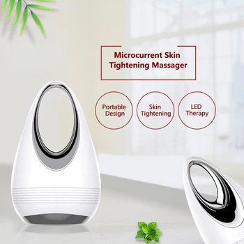 Bærbare Microcurrent Hud Stramning Massageapparat Mini LED Foton Vibrationer Ansigt Løfte-Enhed, Anti-rynke Remover hudpleje Værktøj