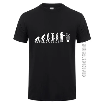 Sjove Biavler Evolution T-Shirt Mænd O Hals Bomuld Biavl T-shirts Mand High Street Camiseta Basic Toppe