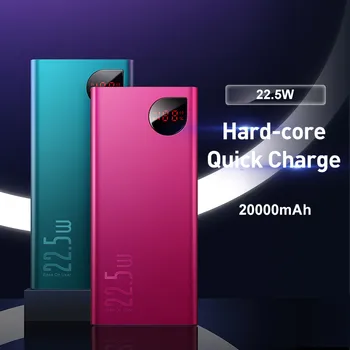 Baseus Power Bank 20000mAh Hurtig Opladning 4.0 USB-PD Hurtig Opladning PowerBank Bærbare Eksterne Batteri Oplader Til Xiaomi For iP
